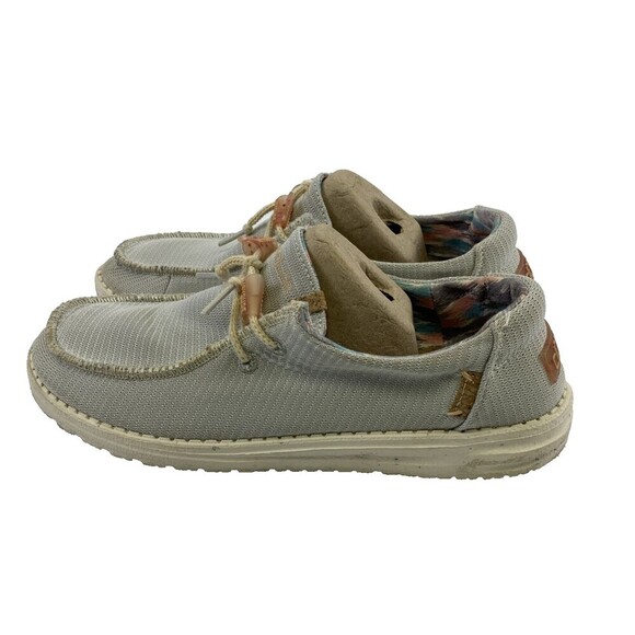 Hey Dude Wendy Eco Slip On Sox Cloud Lightweight Comfort Flat Gray Womens Size 9 - Picture 1 of 12